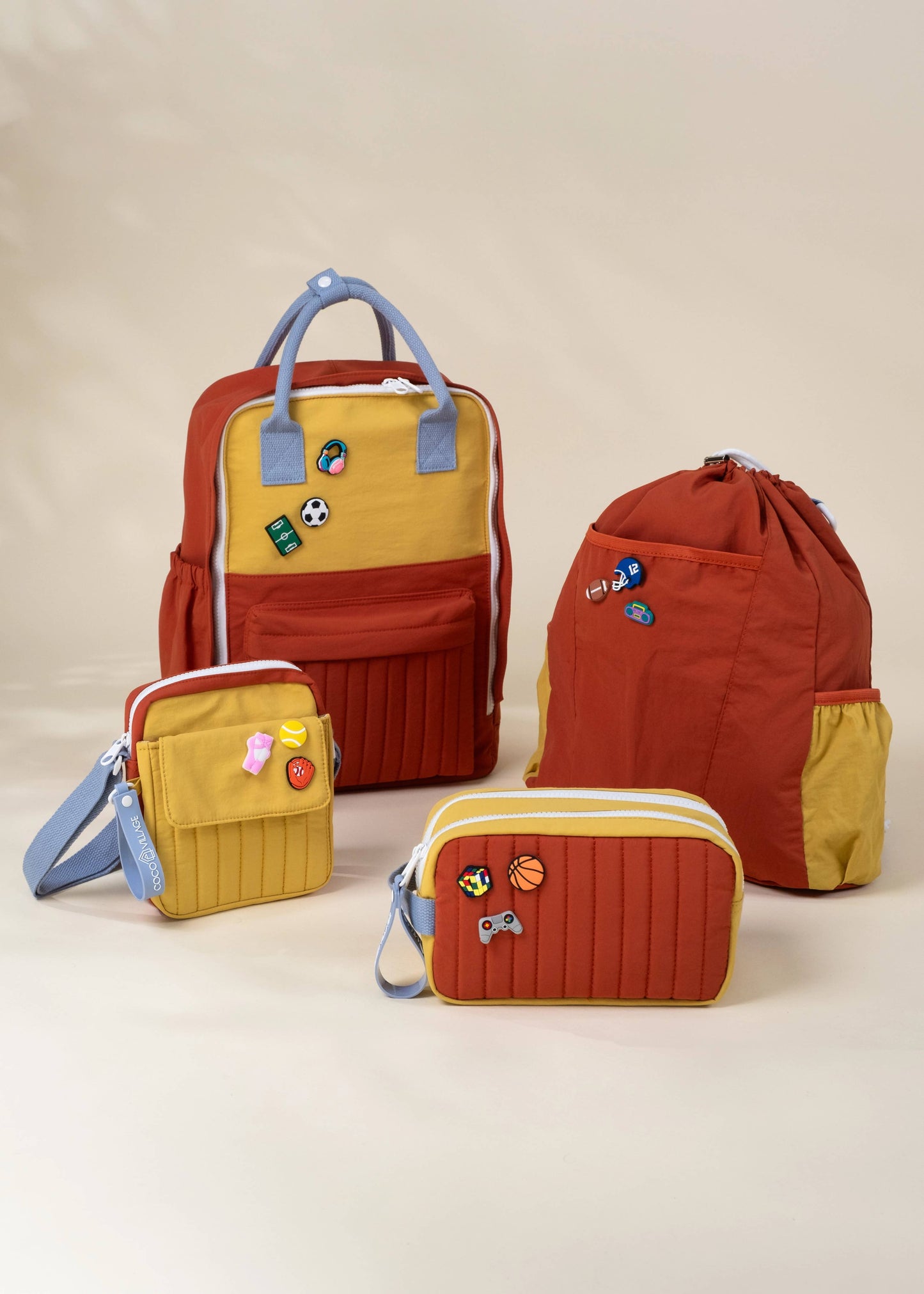 Set of 12 Sports & Activities Charms Pin