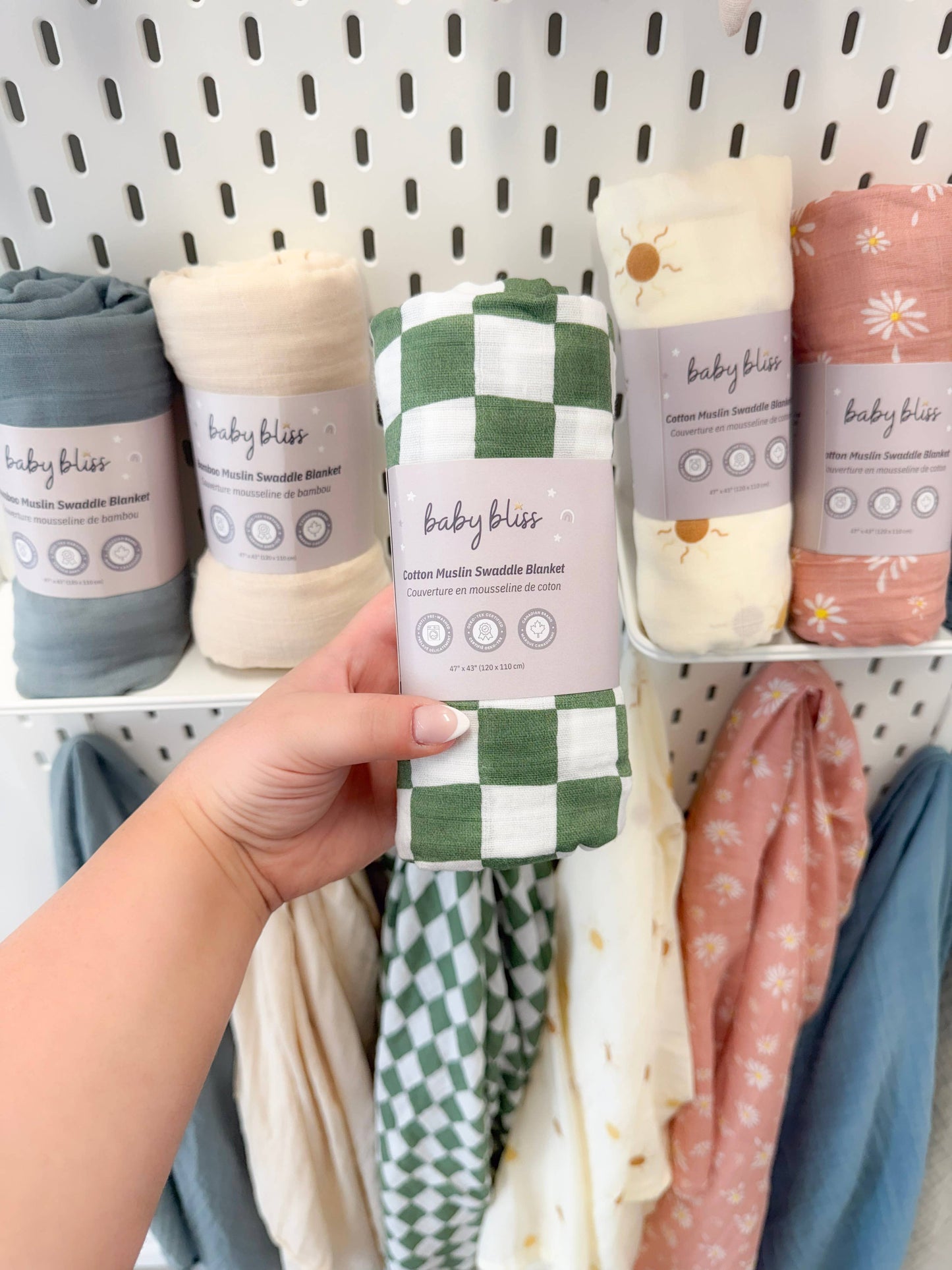 Baby Cotton Muslin Swaddle Blanket