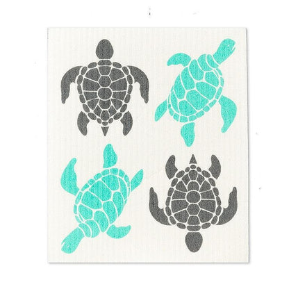Swedish Dishclolth- Sea Turtle