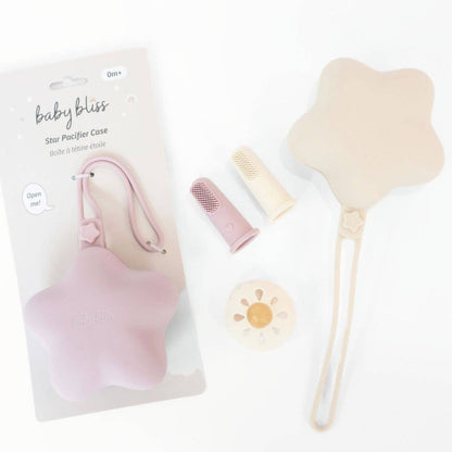 Star Pacifier Holder Case - Lavender