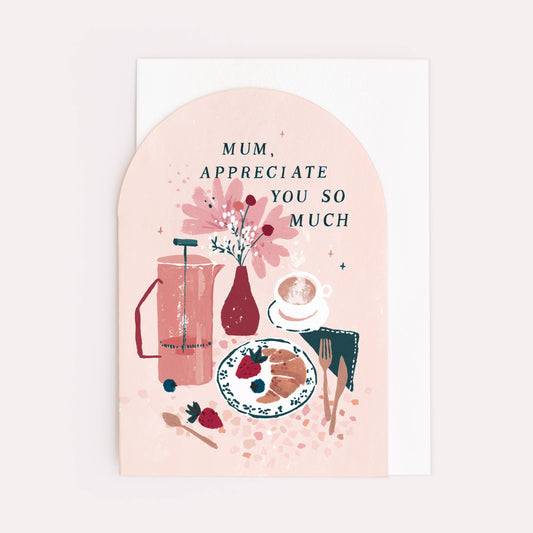 Mum Birthday Brunch Card | Female Birthday Card | Mom Cards