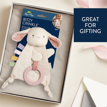 *NEW OPTIONS* Bitzy Crinkle™ Sensory Toy With Teether