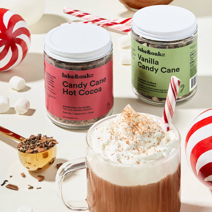 Candy Cane Hot Cocoa - Superfood Tea Blend