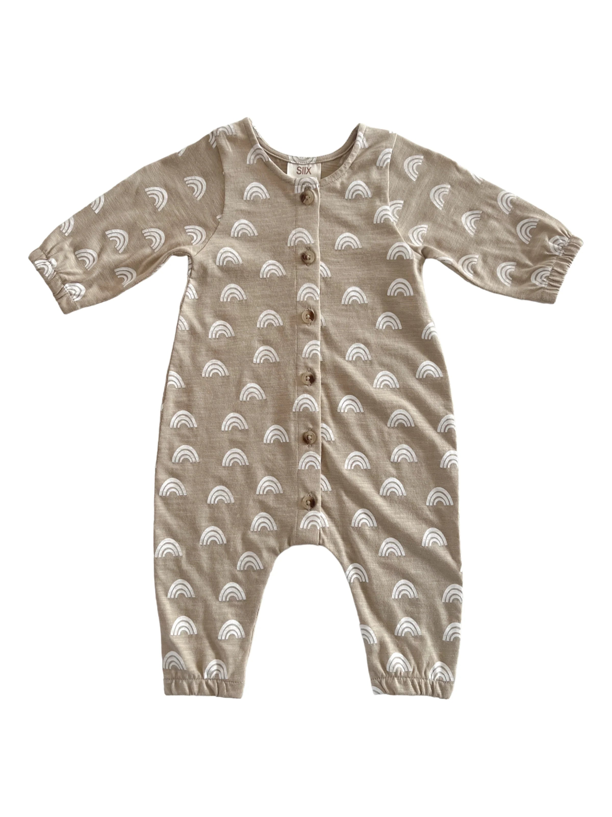 Rainbow / Organic Long Sleeve Bay Jumpsuit (Baby - Kids)