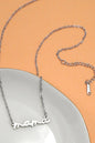 18K STAINLESS STEEL TARNISH FREE MAMA NECKLACE |