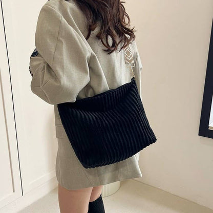 Corduroy AZTEC Guitar Shoulder Strap Tote Bag | 40P584