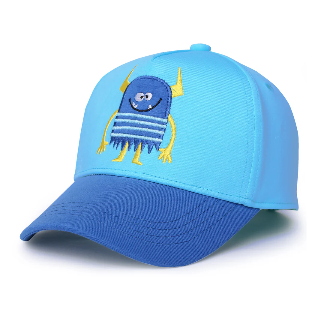 Kids UPF50+ Ball Cap- Monster BLUE