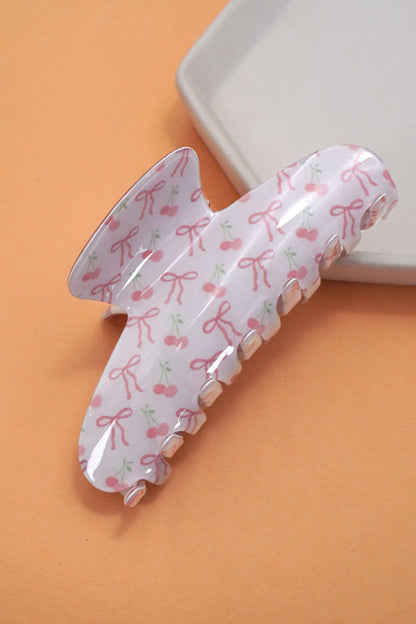 LARGE BOW FLOWER PRETTY HAIR CLAW CLIPS | 40H942