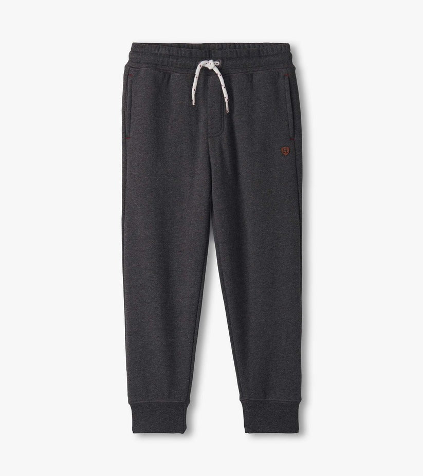 Boys Charcoal Melange Joggers