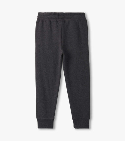 Boys Charcoal Melange Joggers