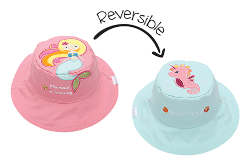Flap Jack Kids: Reversible Hat, Seahorse and Mermaid