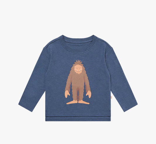Bamboo Long Sleeve Tee - Vintage Indigo
