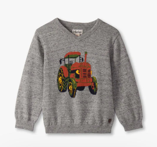 Tractor V-Neck Sweater