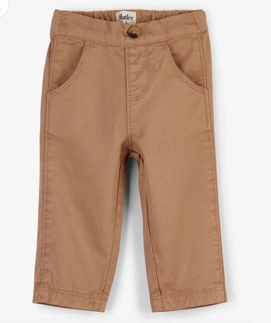 Khaki Baby Twill Pants