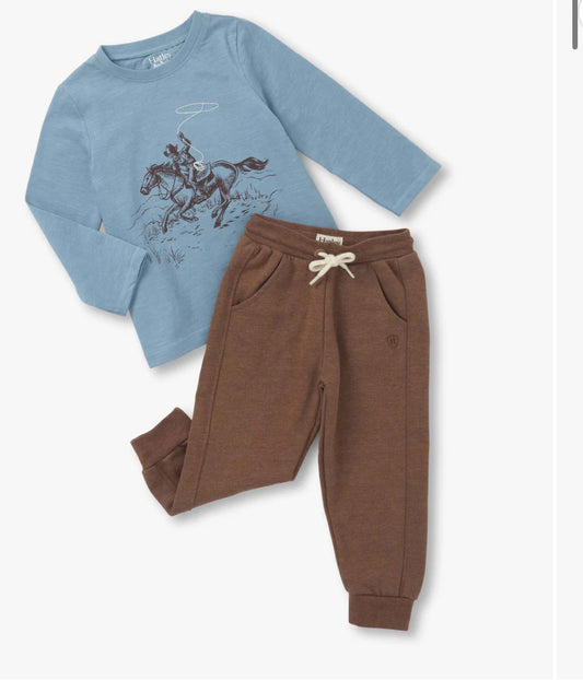 Ranch Graphic Tee and Jogger Set