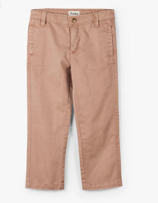 Boys Khaki Twill Pants