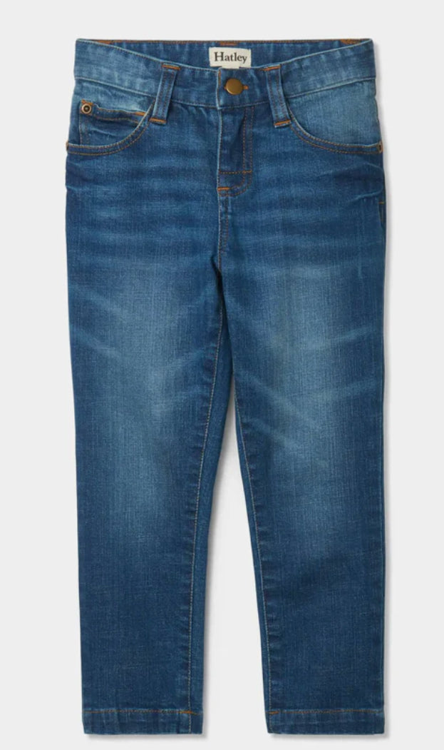 Toddler/Kids Navy Stretch Denim Pant