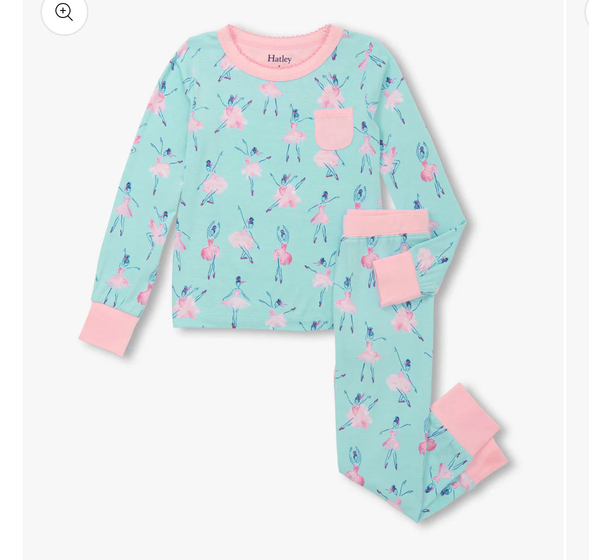 Toddler/Girls Ballet School Bamboo Pajama Set