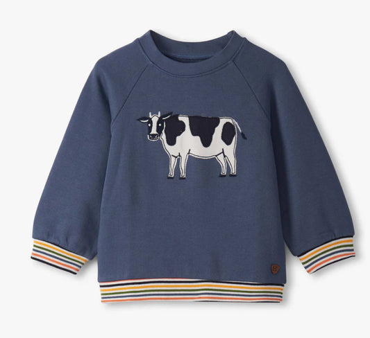 Kids Cow Pullover