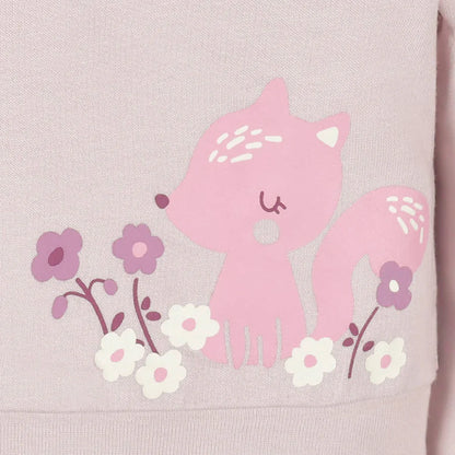 3PC Pink Woodland Set - Sweater, Leggings and Tutu