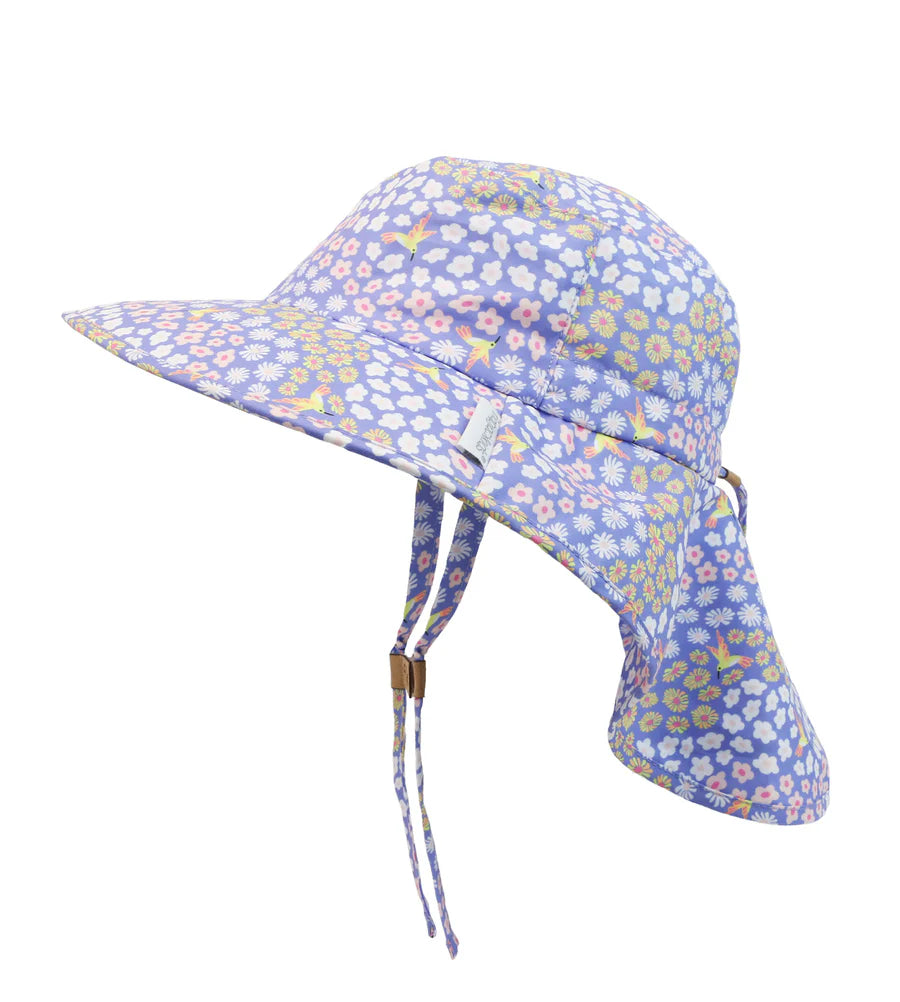 Flapjack Kids - Sun Hat with Neck Cape