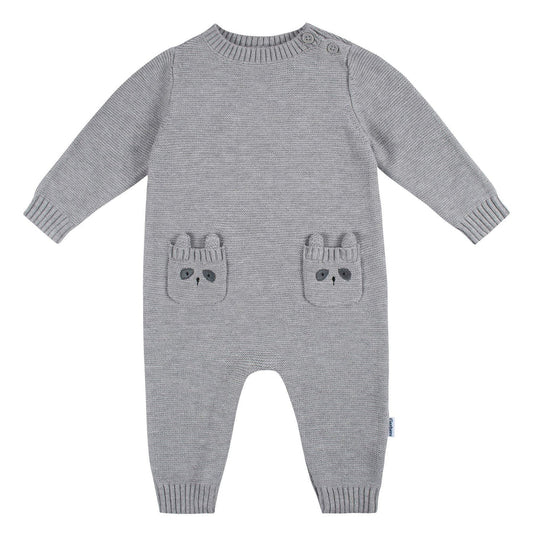 Long Sleeve Romper - Raccoon