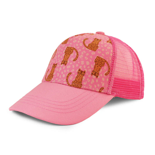 Leopard Hat Kids UPF50+ Printed Ball Cap