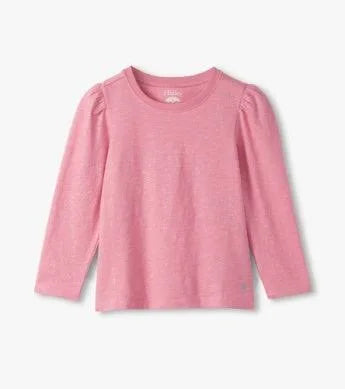 Kids Sea Pink Puff Sleeve Tee - Hatley