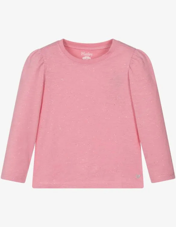Kids Sea Pink Puff Sleeve Tee - Hatley