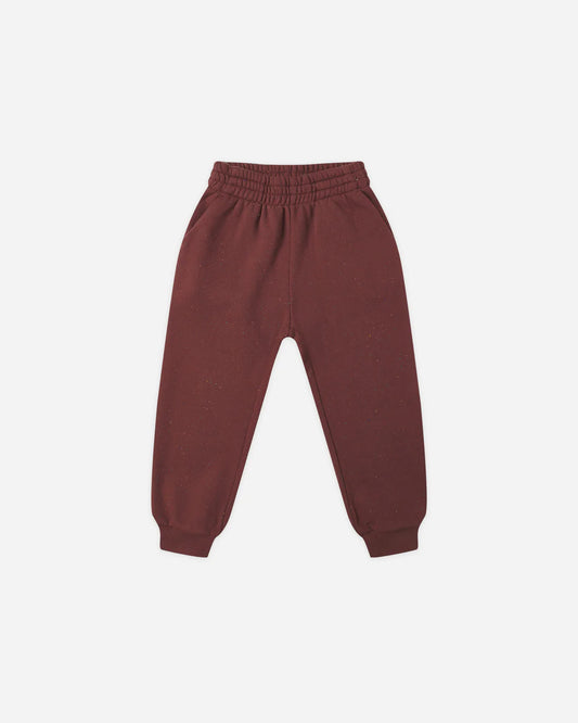 Relaxed Sweatpants || Burgundy