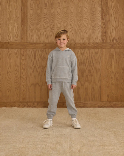 Relaxed Sweatpants || Heathered Grey