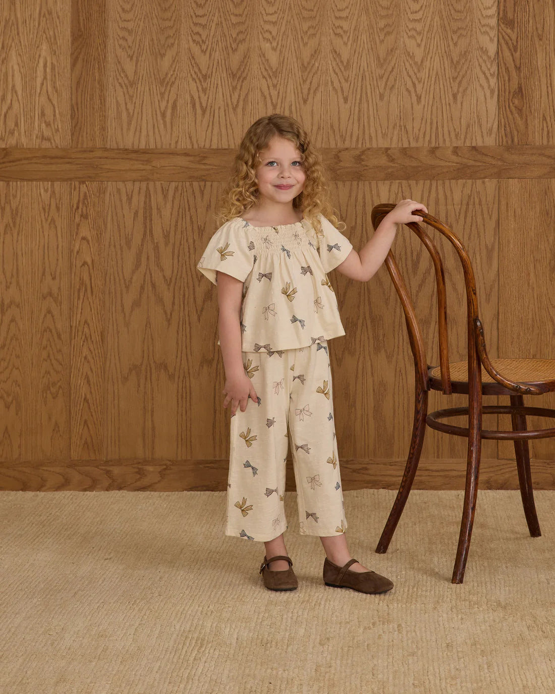 Wide Leg Pants || Bow