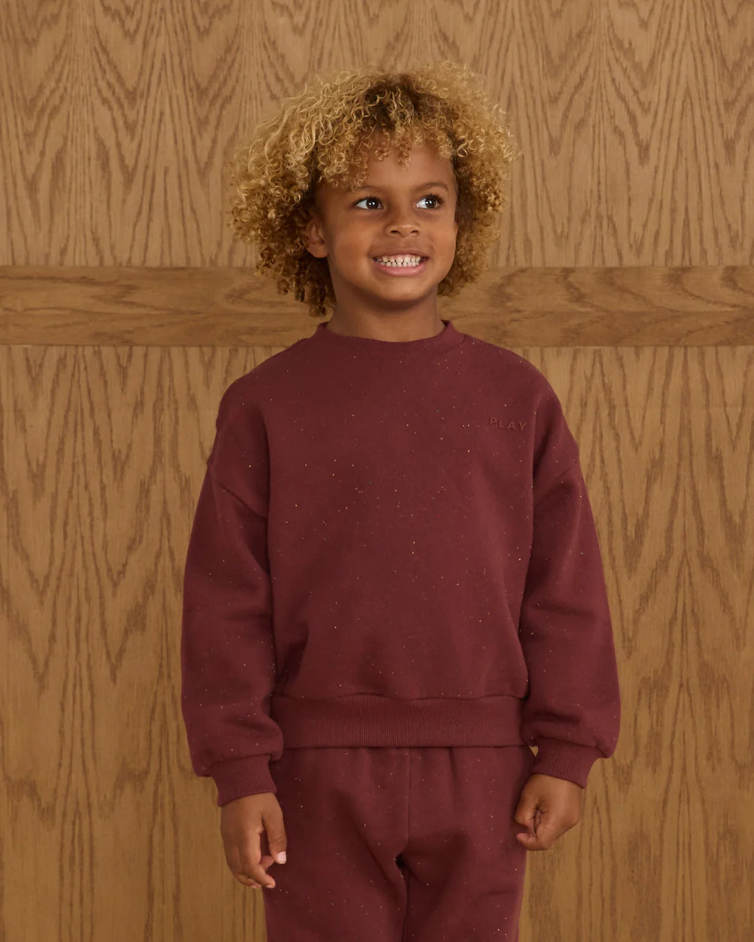 Relaxed Sweatshirt || Burgundy