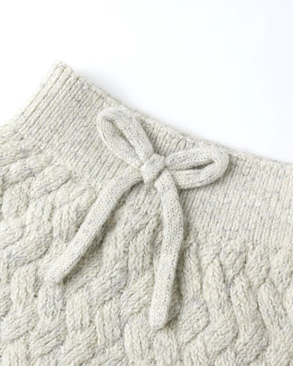 Baby Knit Pants || Heathered Blue