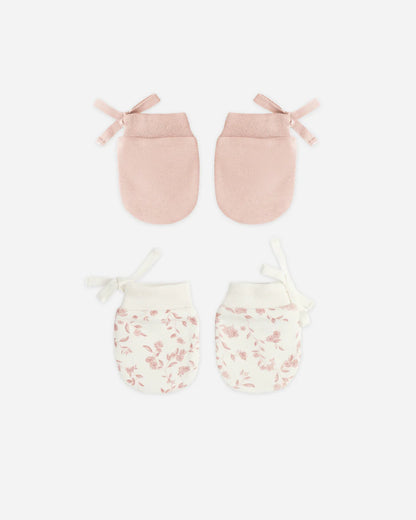 Baby No Scratch Mittens || Rose and French Garden