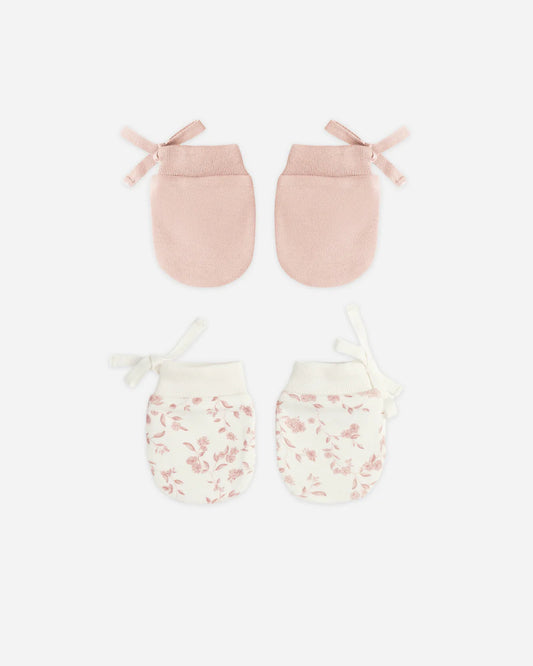 Baby No Scratch Mittens || Rose and French Garden
