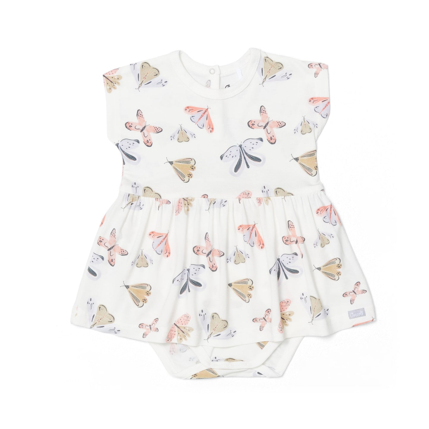 BUTTERFLIES ON CREAM / MODAL ROMPER