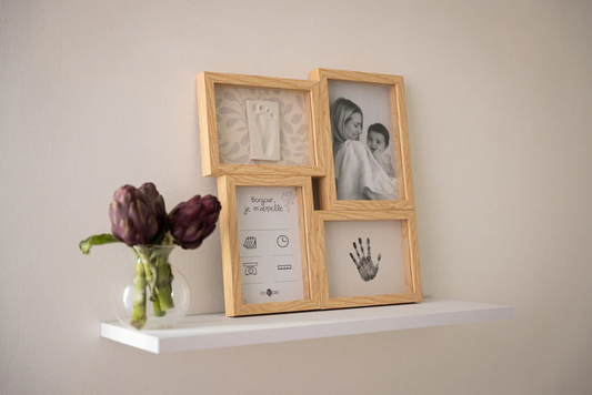 Puzzle frame Ivy grey- Clay, Ink and Birth poster