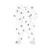 Coccoli Infant Boy Cotton-modal Zipper Footie N-18m