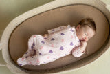 Coccoli Infant Girl Modal Zipper Footie N-18m