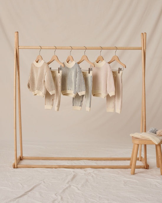 Relaxed Knit Sweater || Ocean