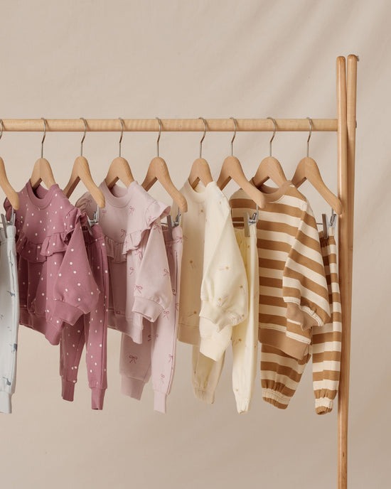 Relaxed Fleece Sweatpant || Bows