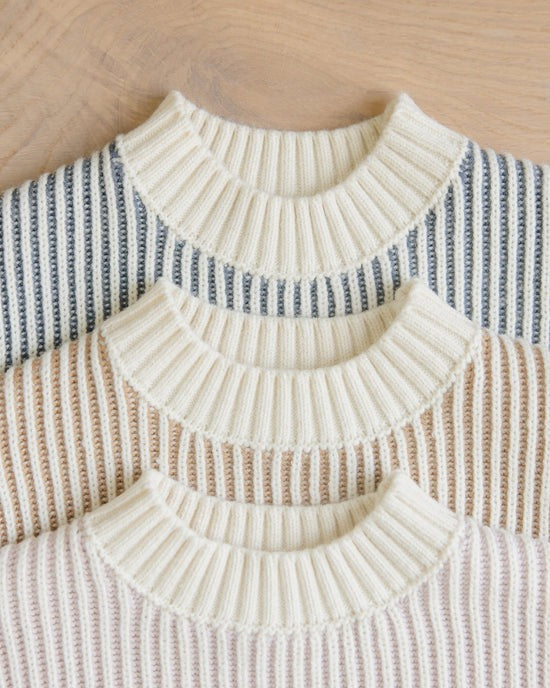 Relaxed Knit Sweater || Ocean
