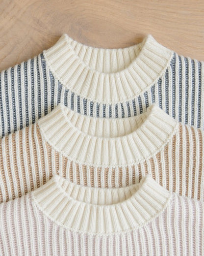 Relaxed Knit Sweater || Ocean