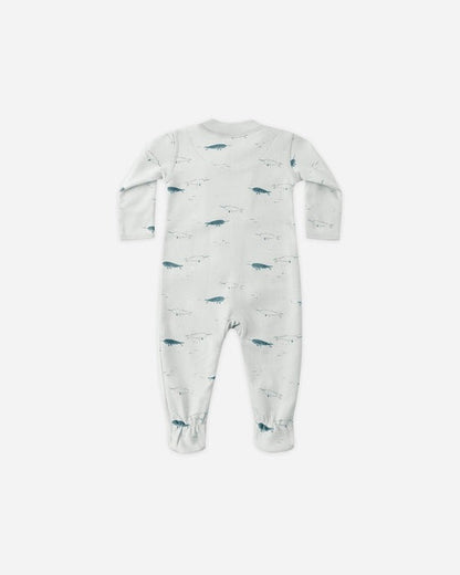 Zip Long Sleeve Sleeper Footie || Narwhals