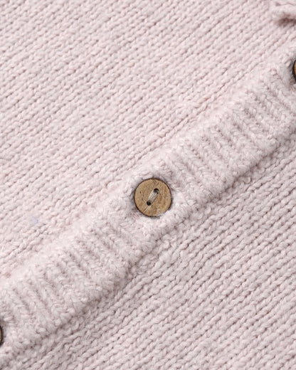 Ruffle Collar Cardigan || Lilac