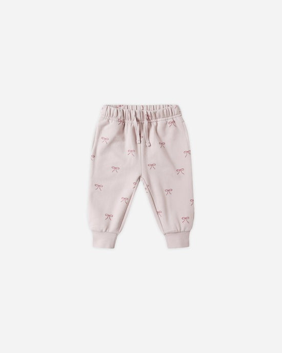 Relaxed Fleece Sweatpant || Bows