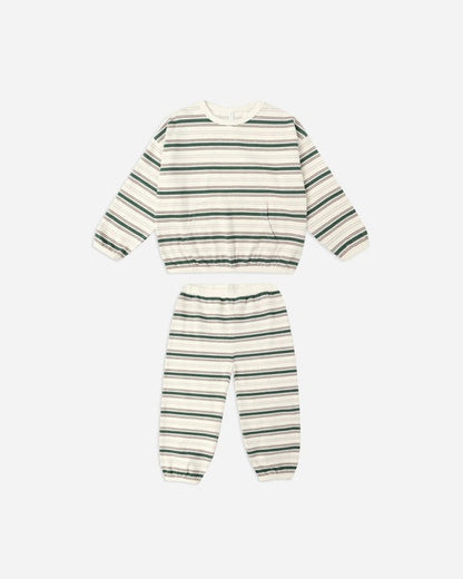 Relaxed Set || Retro Stripe