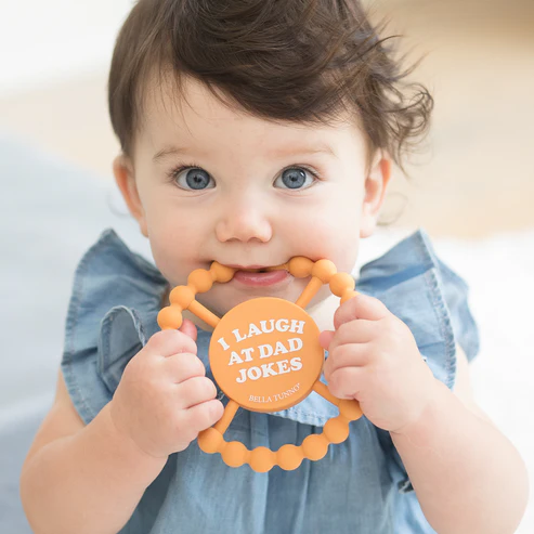 I Laugh At Dad Jokes Teether