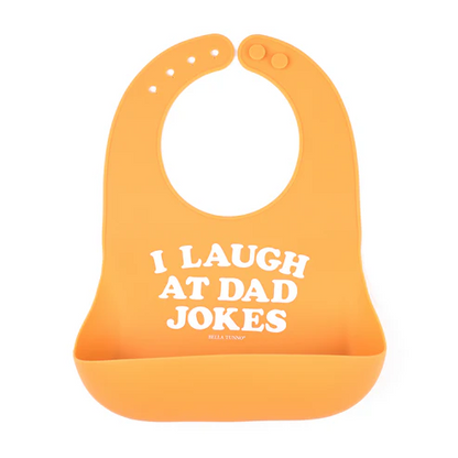 I Laugh At Dad Jokes Wonder Bib